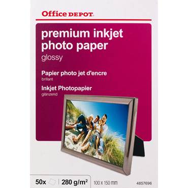 P1178912 Fotopapper Office Depot inkjet premium
