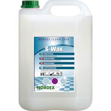 P2256481 Golvvax S-Wax ytbehandling/underhåll Nordex 5 Liter