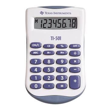 P2452110 Bords-/ Miniräknare Texas TI-501          