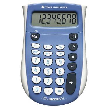 P2452122 Bords-/ Miniräknare Texas TI-503 SV