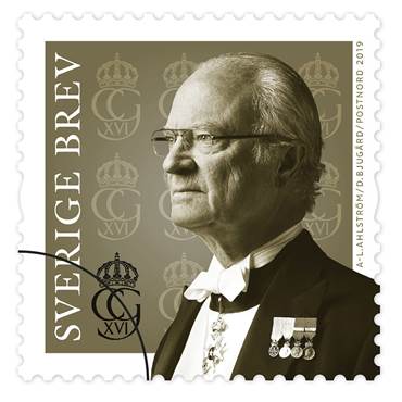 P2796042 Inrikes Frimärke Kung Carl Gustaf