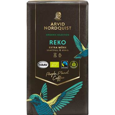 P2829511 Kaffe REKO Malet Extra mörkrost 450 gram Eko Arvid Nordquist