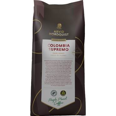 P2829856 Kaffe Colombia Supremo Hela Bönor Mörkrost 500 gram Arvid Nordquist
