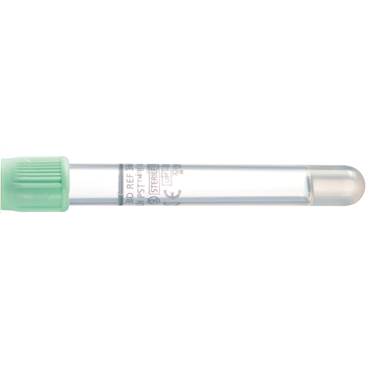 P2895052 Vakuumrör vacutainer li-hep gel 7/4,5 ml ljusgrön transparent
