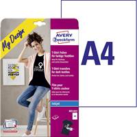 T-shirt transferpapper Avery Inkjet A4