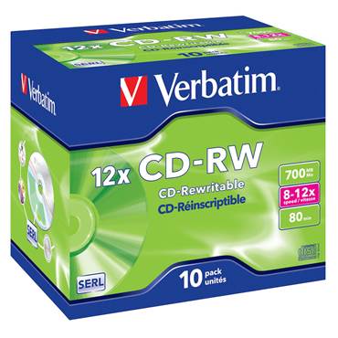 P5500378 CD-RW 8x-12x Verbatim