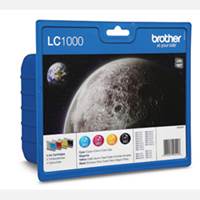 Bläckpatroner Brother LC1000VP Value Pack (4-färg)