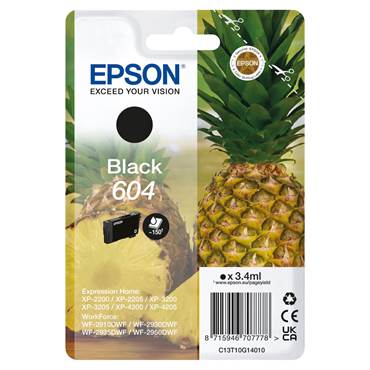 P5701523 Bläck Epson 604 svart 3,4 ml