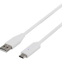 Vändbar kabel USB-C - A 2.0 Deltaco