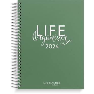 P61129624 Kalender Life Organizer grön 2024