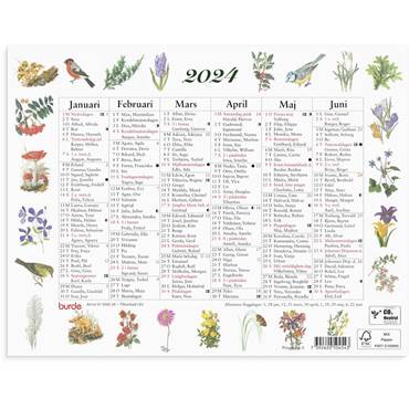 P61504524 Kalender Lilla Naturalmanackan 2024