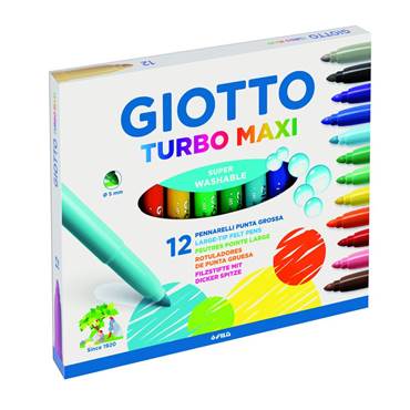 P8100048 Tuschpennor Giotto Turbo Maxi Avtvättbara