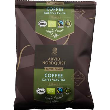 P8550948 Kaffe Highland Nature Malet Mellan rost 60 x 100 gram Eko Arvid Nordquist