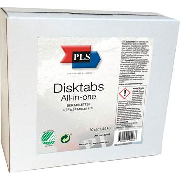 P8551163 Maskindiskmedel tabletter PLS All-in-one tablett 80 st/fp
