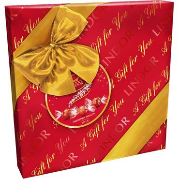 P8552051 Choklad - Lindor gift box mjölkchoklad 287gram