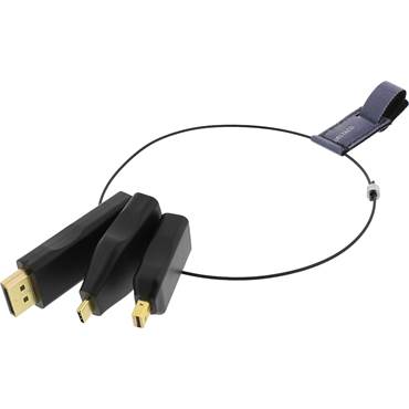 P8556174 Adapter-ring Office HDMI-AR1 - mDP/DP/USB-C svart Deltaco