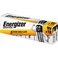 Energizer Batteri Industrial Alkaliskt 9V 12-pack