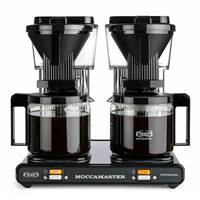 Kaffebryggare Moccamaster Professional Double Black/Silver 2 x 1,25 Liter