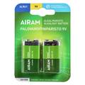 Batteri Airam Alkaliskt 9V 2 st/fp