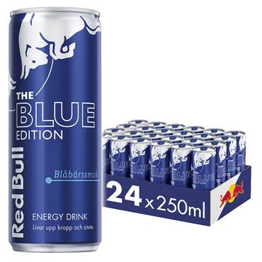 P8561062 Energidryck Red Bull Blue 25 cl inkl. pant