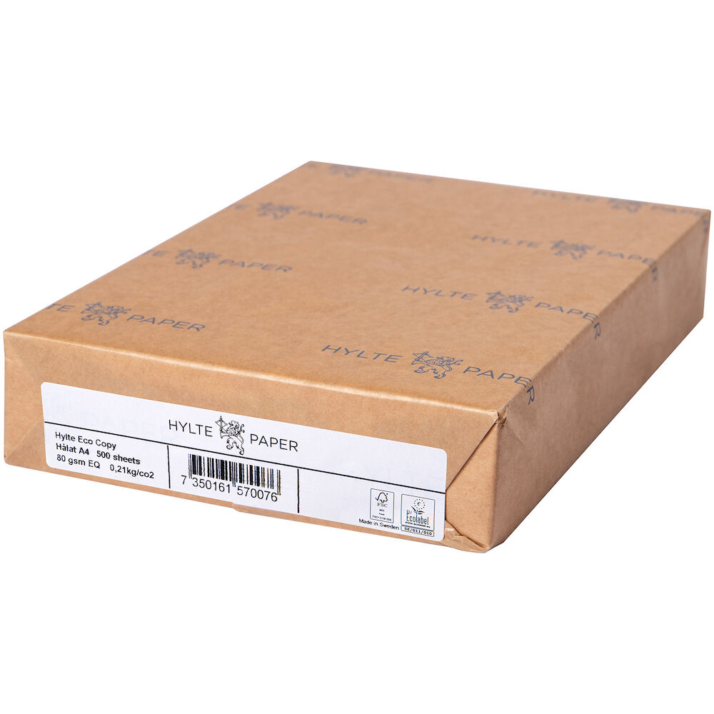 Hylte Eco Papper A4 Hålat 500/fp
