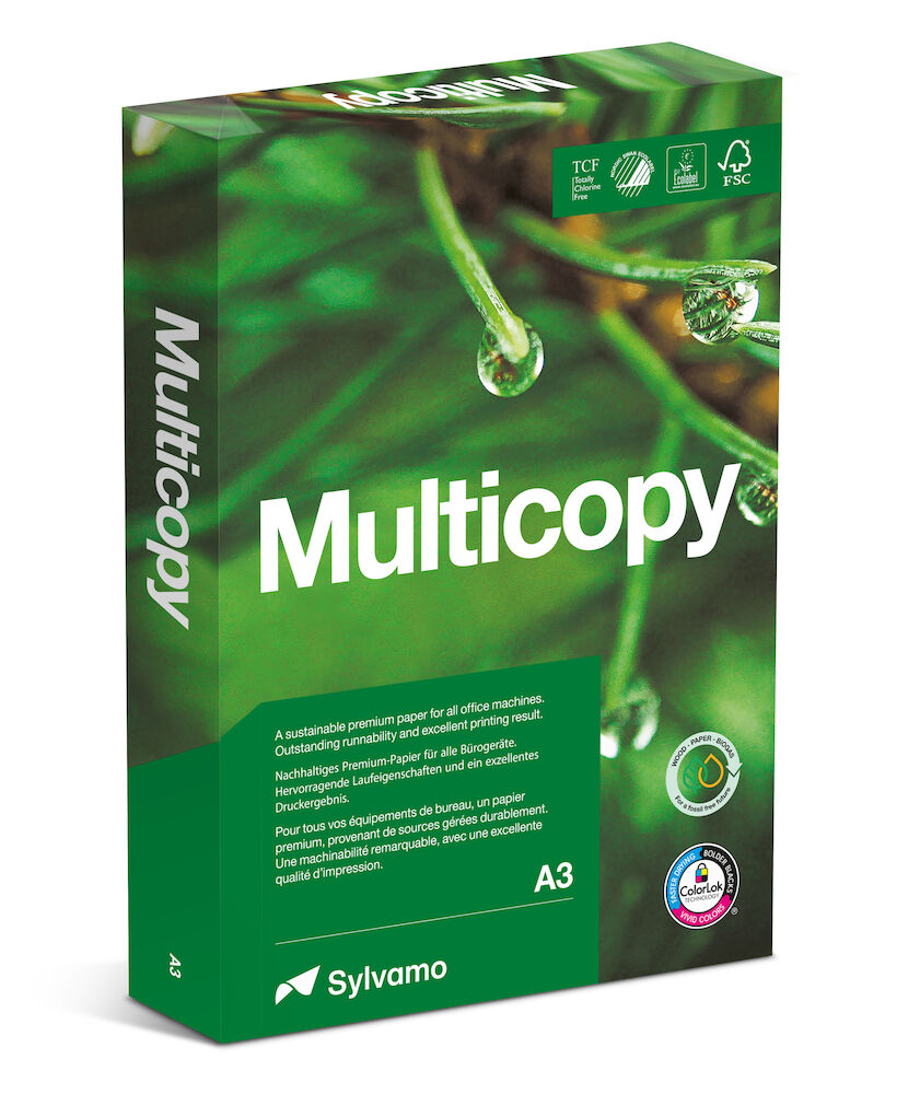 MultiCopy Kopieringspapper A3 80g 500/pkt