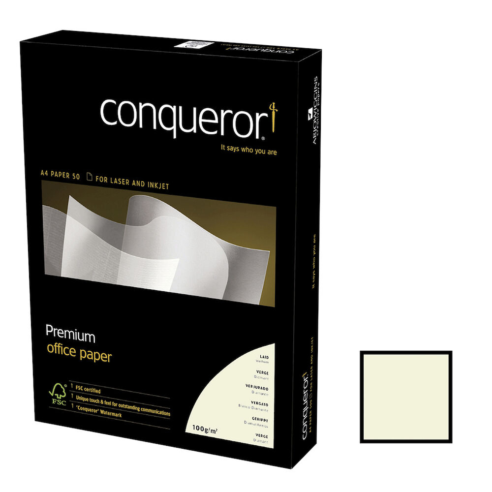Conqueror Kopieringspapper A4 high white 100g 500/fp