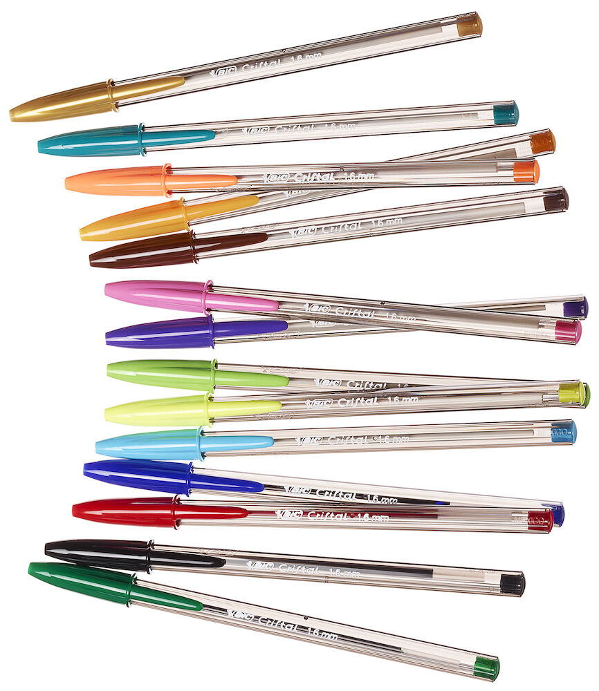 Bic Kulspetspenna Cristal colour 15/fp