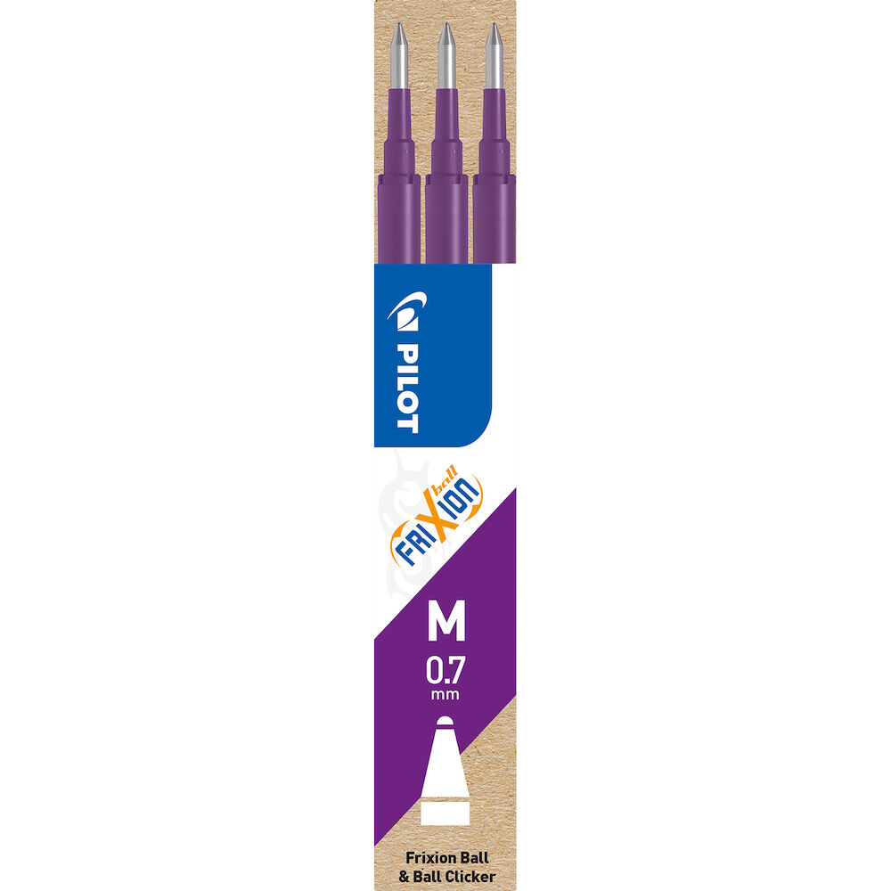 Pilot Patron Frixion 07 lila 3 st/fp