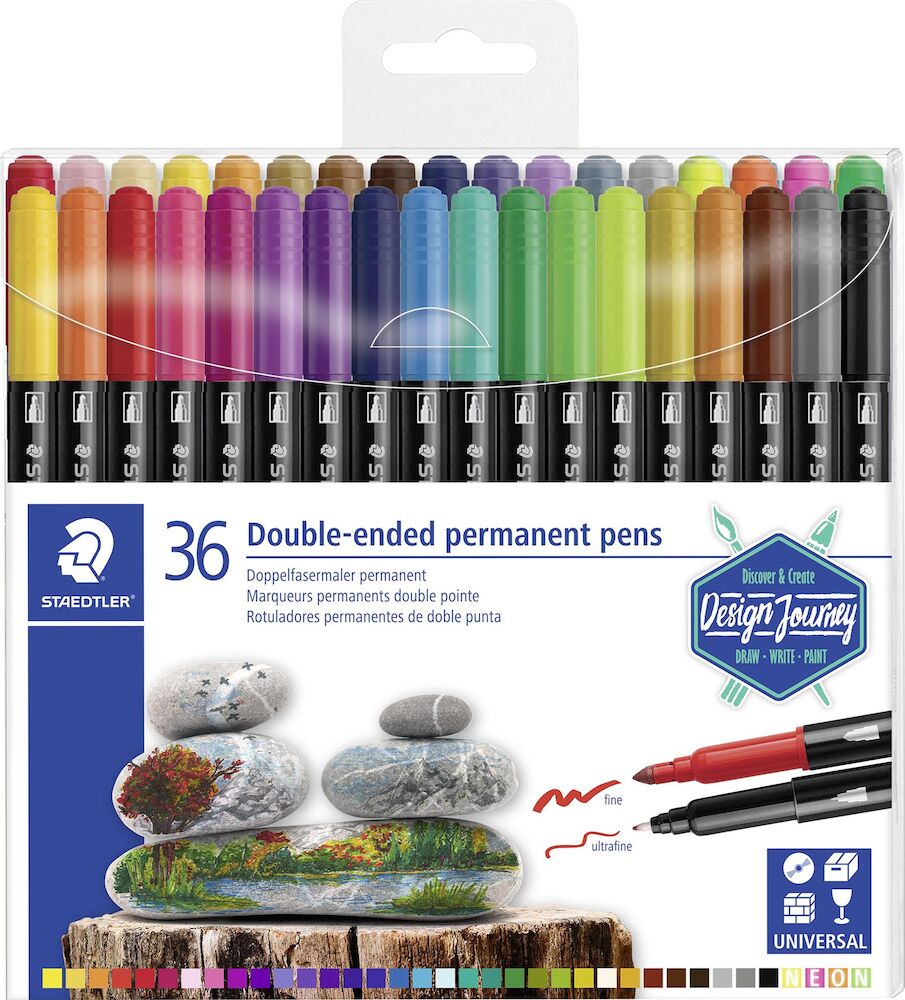 Staedtler Märkpenna duo 36 st/fp