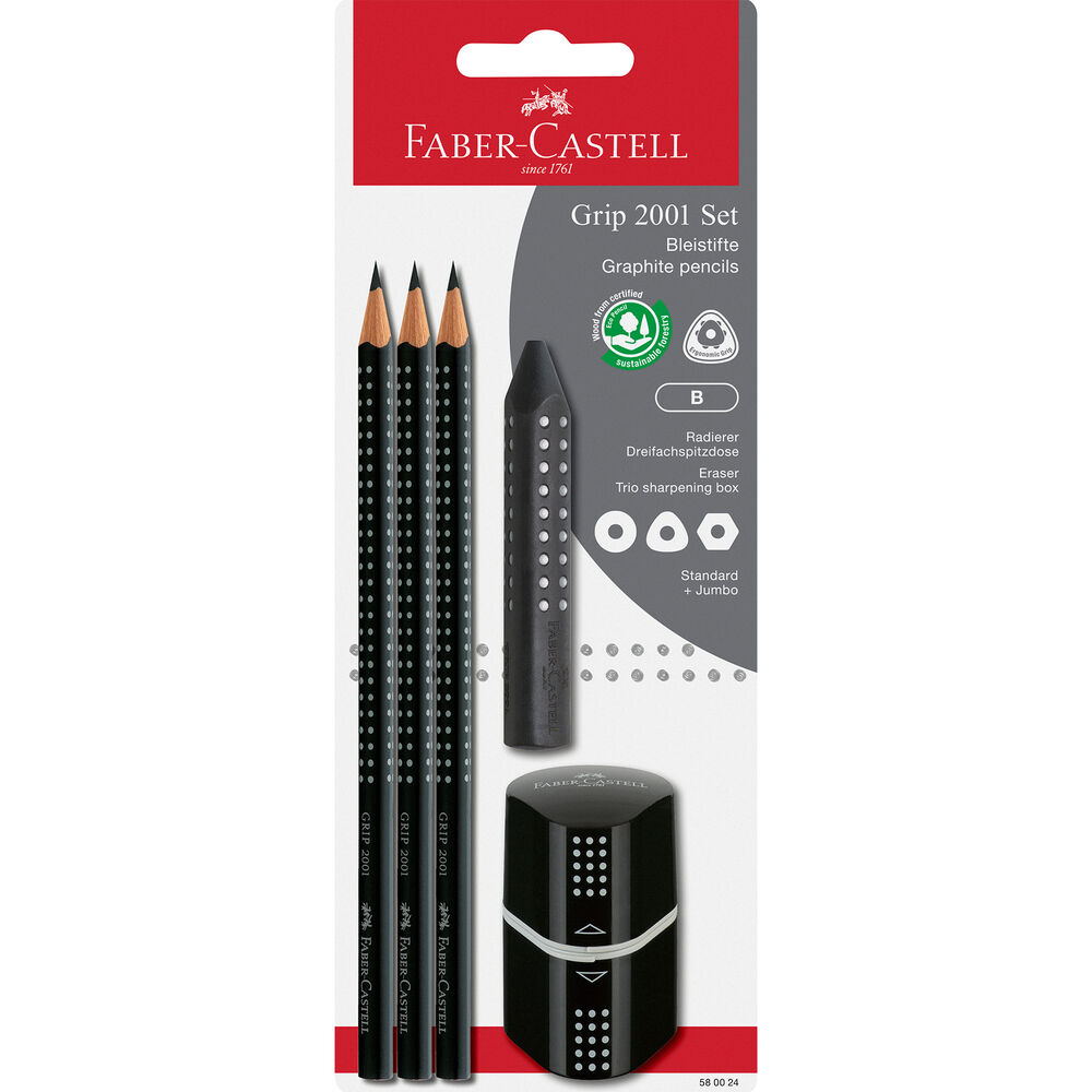 Faber Castell Pennset Grip 2001 svart
