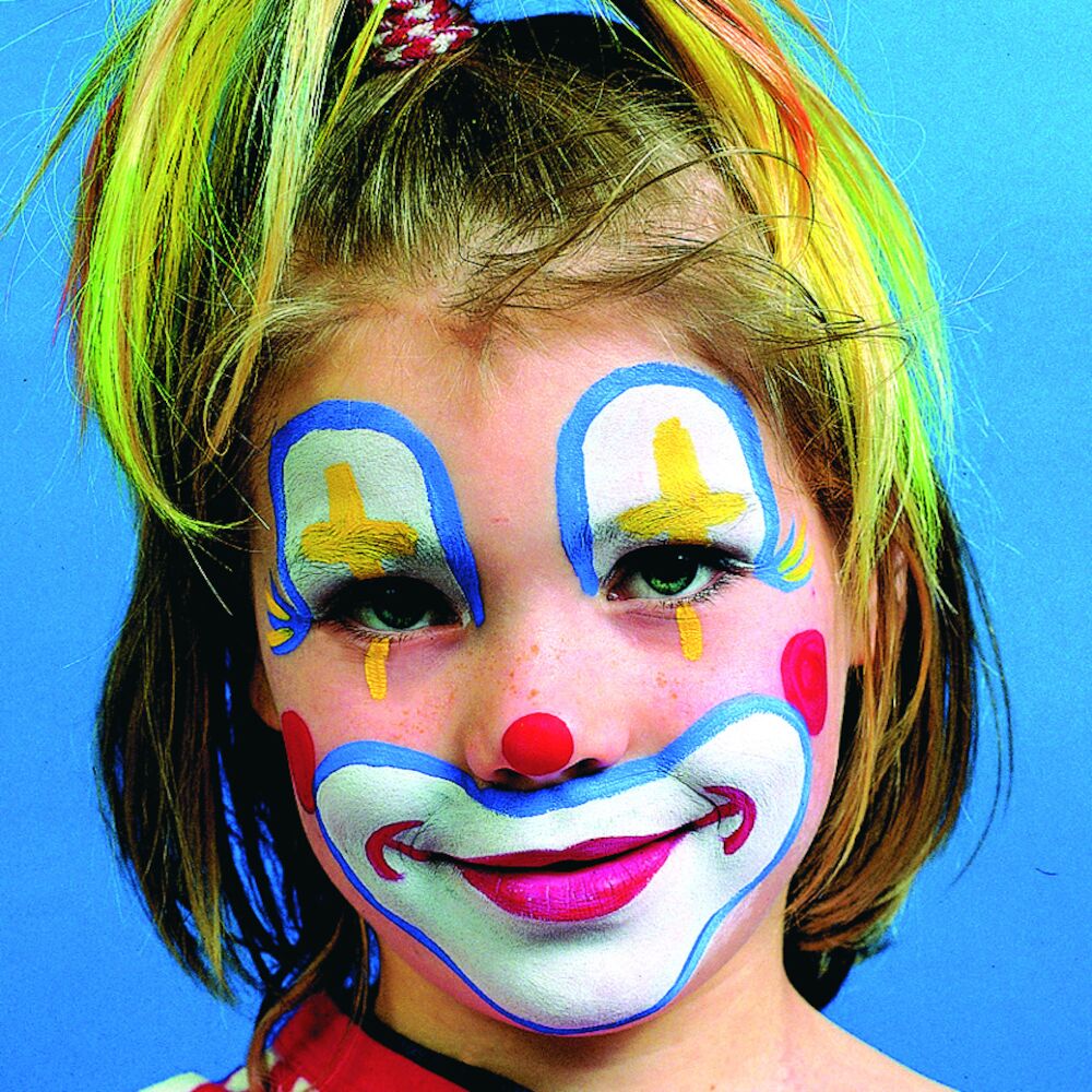 Ansiktsfärg Clown mix färg
