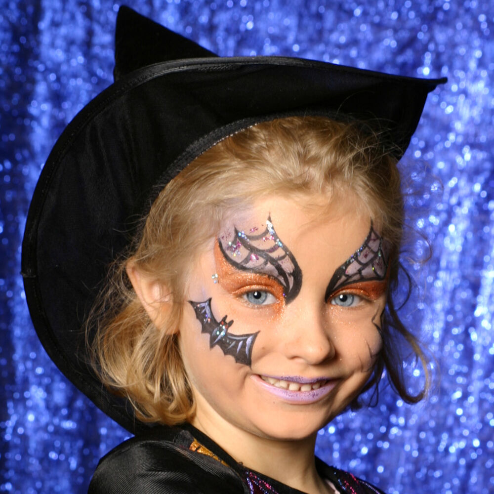 Ansiktsfärg Hallowen mix färg