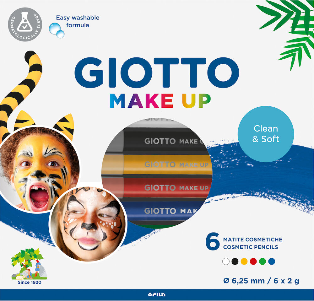 Giotto Ansiktspenna bas 6 st/fp