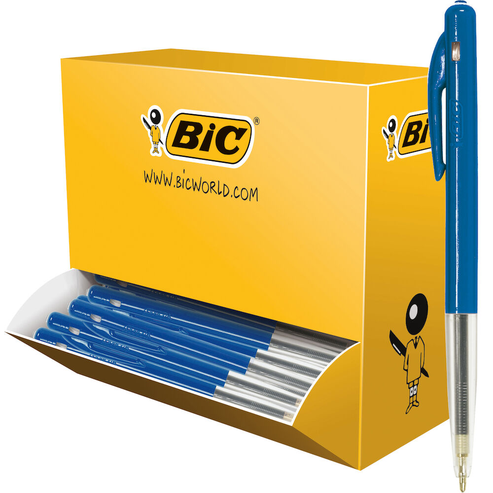 Bic Kulspetspenna M10 blå 100/fp