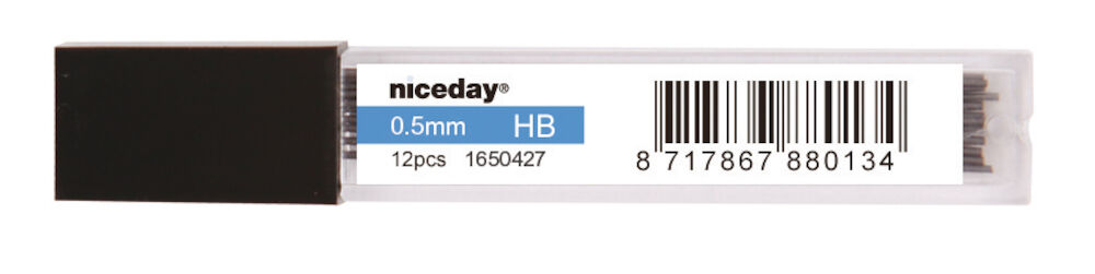 Niceday Stift 0,5 mm HB 12 st/tub