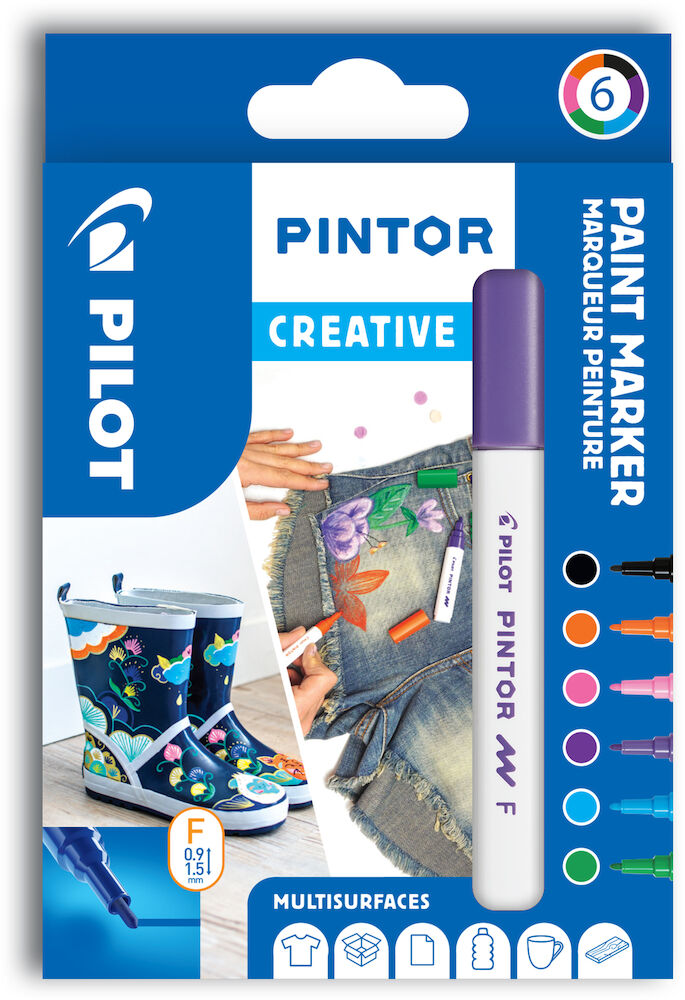 Pilot Märkpenna Pintor creativ 6 st/fp