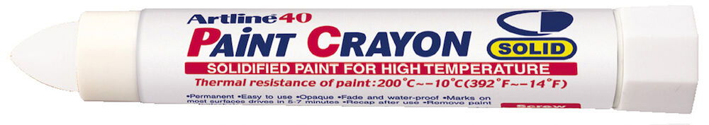 Artline Märkpenna 40 Crayon vit