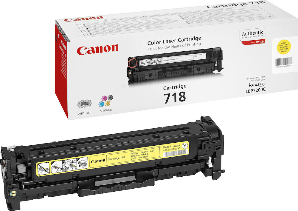 Canon Toner 718Y 2,9k gul