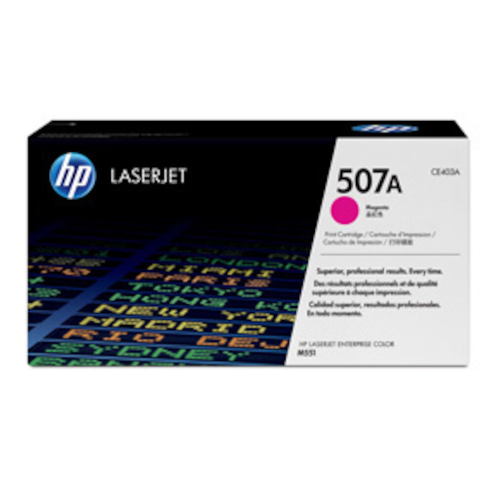 HP Toner 507A CE403A Magenta 6000 sidor