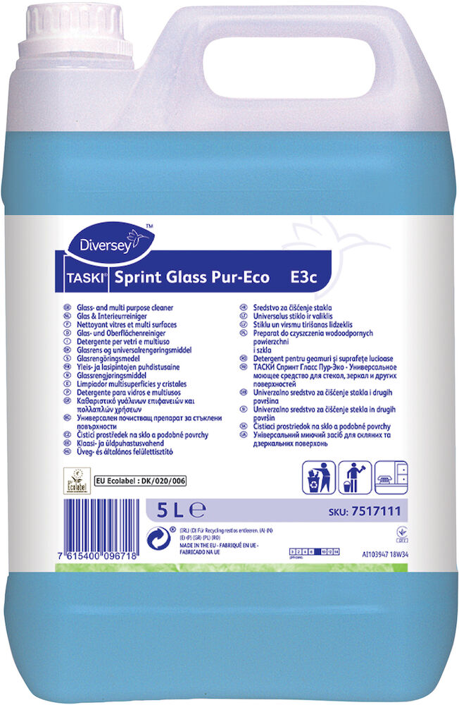 Taski Glasputsmedel Sprint Glas Pur-Eco 5 liter