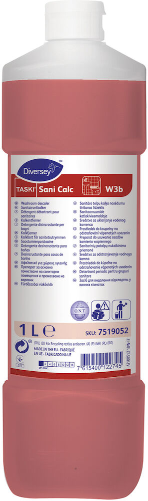 Taski Sanitetsrengöringsmedel Sani Calc 1 liter