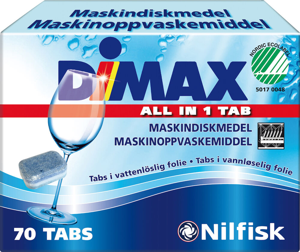 Nordex Maskindiskmedel tablett Dimax 70 st/fp