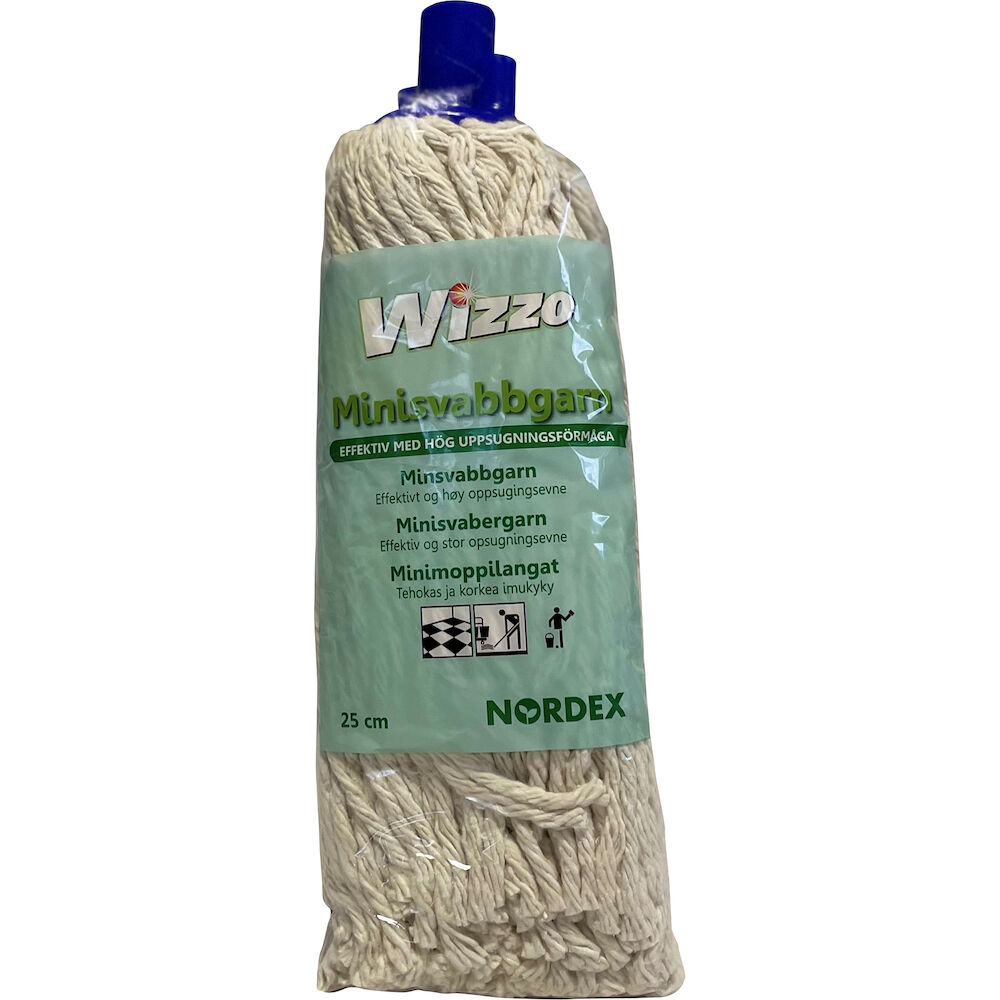 Wizzo Minisvabbgarn gängat fäste oblekt 25 cm