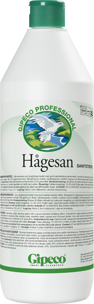 Gipeco Hågesan Sanitetsrengöring 1l