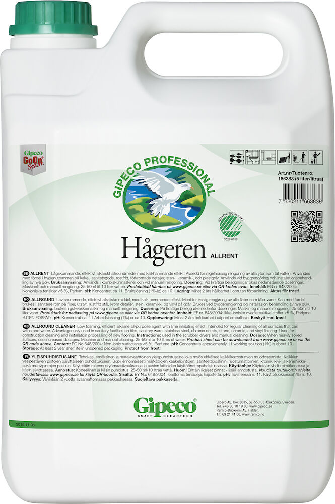 Gipeco Hågeren Allrent 5 liter