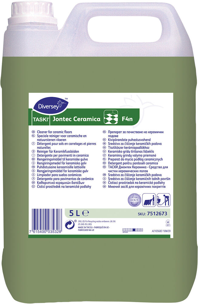Taski Rengöringsmedel keramiska golv Jontec Ceramica W412 5 liter