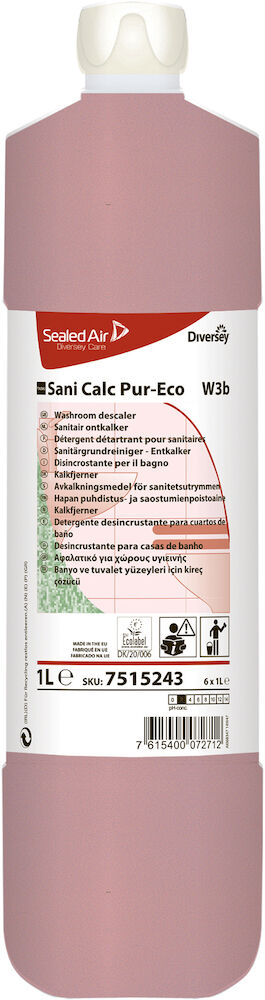 Taski Avkalkningsmedel sanitetsutrymmen Sani Calc Pur Eco 1 liter