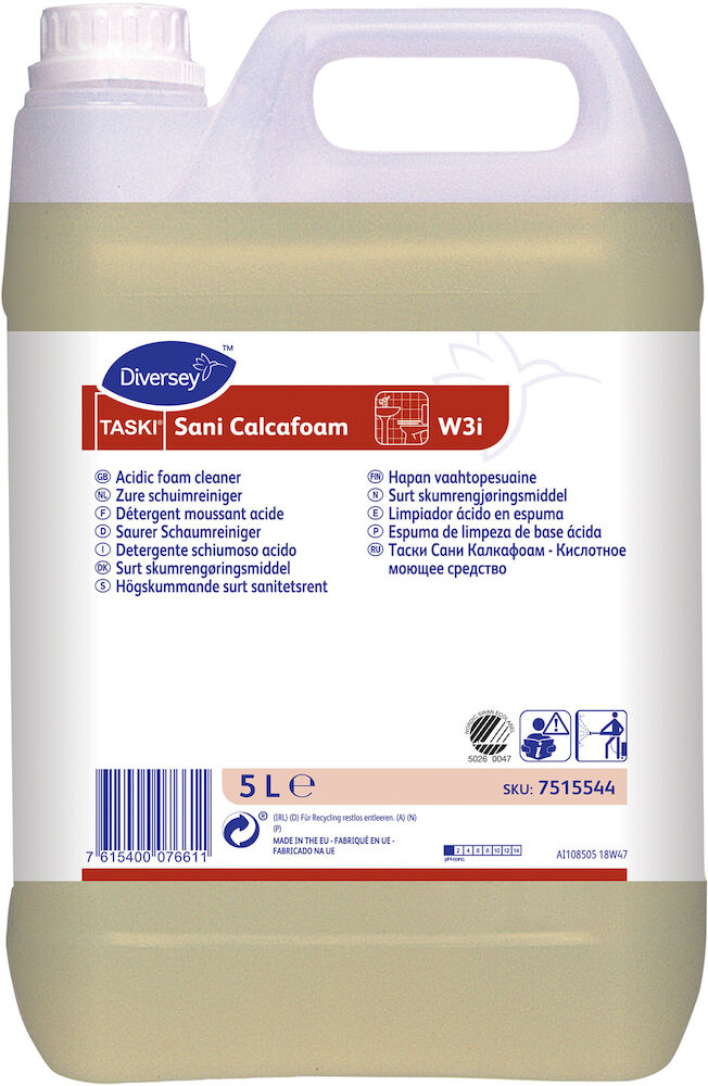 Taski Sanitetsrengöringsmedel Sani Calcafoam W1624 5 liter