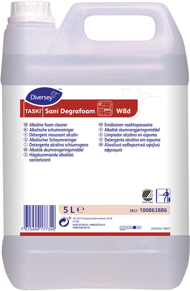 Taski Sanitetsrengöringsmedel Sani Degrafoam W8d 5 liter